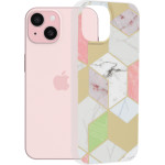 Techsuit - Marble Series - iPhone 15 - Purple Hex