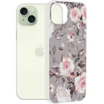 Techsuit - Marble Series - iPhone 15 Plus - Bloom of Ruth Gray