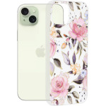 Techsuit - Marble Series - iPhone 15 Plus - Chloe White
