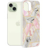 Techsuit - Marble Series - iPhone 15 Plus - Pink Hex
