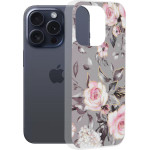Techsuit - Marble Series - iPhone 15 Pro - Bloom of Ruth Gray