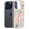 Techsuit - Marble Series - iPhone 15 Pro - Pink Hex
