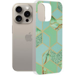 Techsuit - Marble Series - iPhone 15 Pro Max - Green Hex