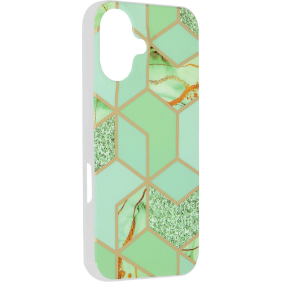 Techsuit - Marble Series - iPhone 16 Plus - Green Hex