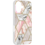 Techsuit - Marble Series - iPhone 16 Plus - Pink Hex
