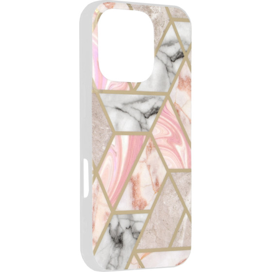 Techsuit - Marble Series - iPhone 16 Pro Max - Pink Hex