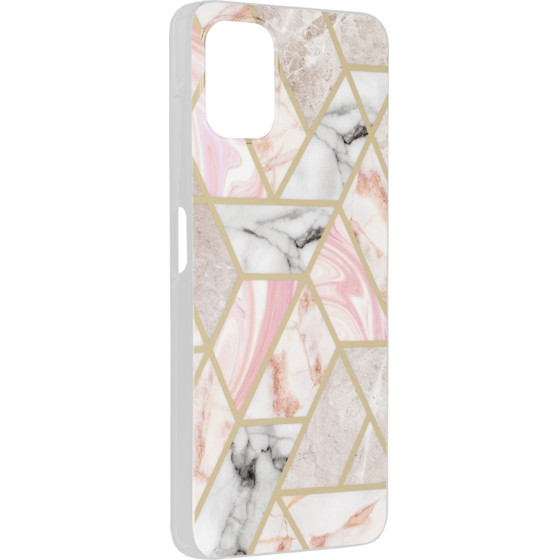 Techsuit - Marble Series - Samsung Galaxy A06 - Pink Hex