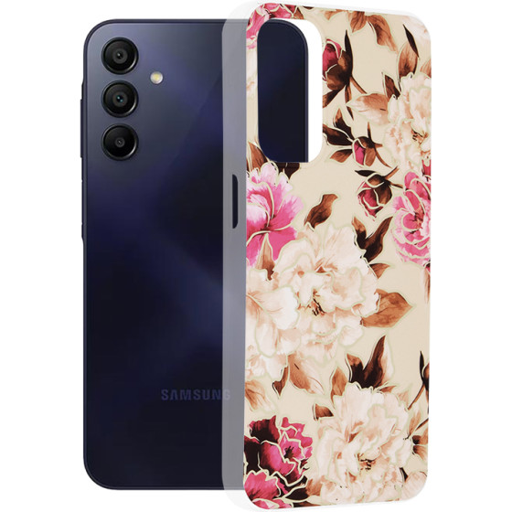 Techsuit - Marble Series - Samsung Galaxy A15 4G / A15 5G - Mary Berry Nude