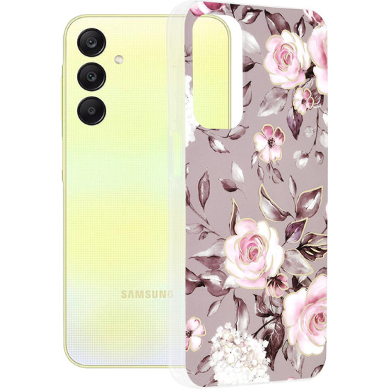 Techsuit - Marble Series - Samsung Galaxy A25 5G - Bloom of Ruth Gray