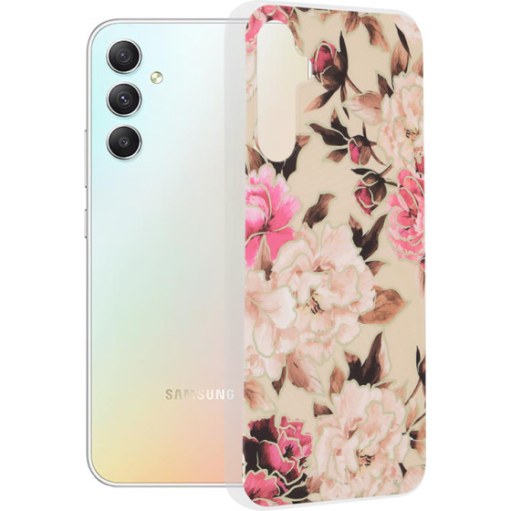 Techsuit - Marble Series - Samsung Galaxy A34 5G - Mary Berry Nude