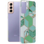 Techsuit - Marble Series - Samsung Galaxy S21 Plus - Green Hex