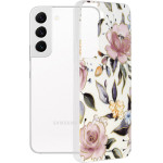 Techsuit - Marble Series - Samsung Galaxy S22 - Chloe White
