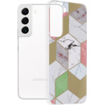 Techsuit - Marble Series - Samsung Galaxy S22 - Purple Hex
