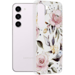 Techsuit - Marble Series - Samsung Galaxy S23 - Chloe White