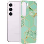 Techsuit - Marble Series - Samsung Galaxy S23 - Green Hex