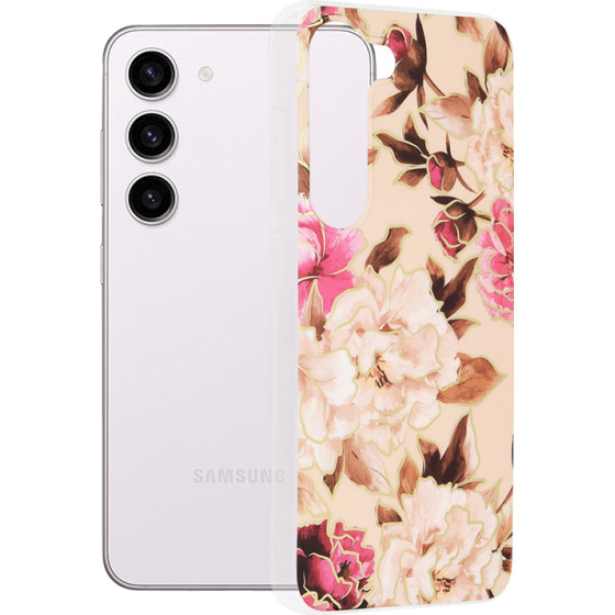 Techsuit - Marble Series - Samsung Galaxy S23 - Mary Berry Nude