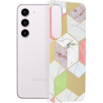 Techsuit - Marble Series - Samsung Galaxy S23 - Purple Hex