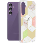 Techsuit - Marble Series - Samsung Galaxy S23 FE - Purple Hex