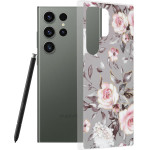 Techsuit - Marble Series - Samsung Galaxy S23 Ultra - Bloom of Ruth Gray