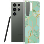 Techsuit - Marble Series - Samsung Galaxy S23 Ultra - Green Hex