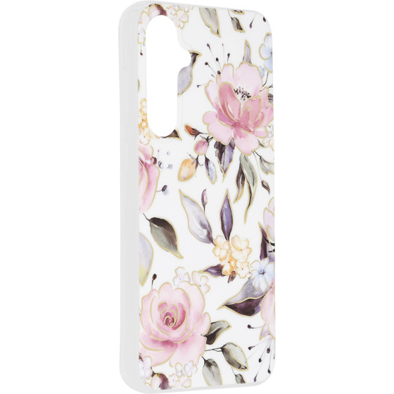 Techsuit - Marble Series - Samsung Galaxy S24 FE - Chloe White