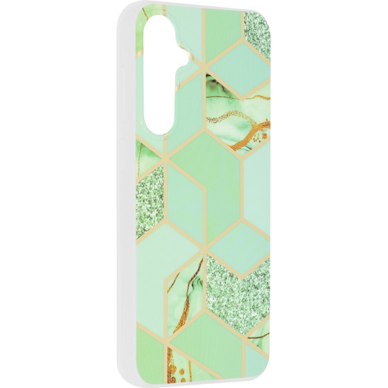 Techsuit - Marble Series - Samsung Galaxy S24 FE - Green Hex