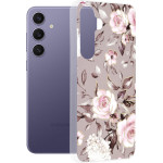 Techsuit - Marble Series - Samsung Galaxy S24 Plus - Bloom of Ruth Gray