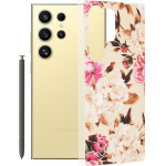 Techsuit - Marble Series - Samsung Galaxy S24 Ultra - Mary Berry Nude