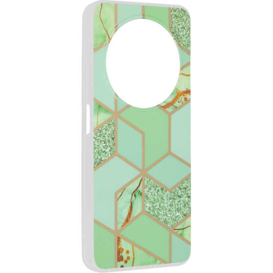 Techsuit - Marble Series - Xiaomi Redmi 14C / Poco C75 - Green Hex