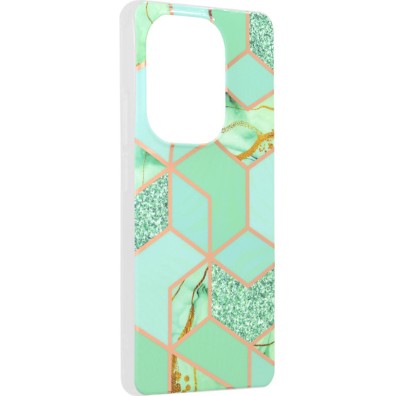 Techsuit - Marble Series - Xiaomi Redmi Note 13 Pro 4G / Poco M6 Pro 4G - Green Hex