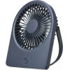 Techsuit - Mini Fan (CT-108) - Portable, Rechargeable, USB - Blue