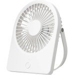 Techsuit - Mini Fan (CT-108) - Portable, Rechargeable, USB - White