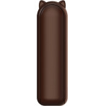 Techsuit - Mini Portable Hand Fan (HZ001) - 2000mAH, USB Rechargeable, 3 Speeds Adjustable - Brown - (HZ001;BROWN)