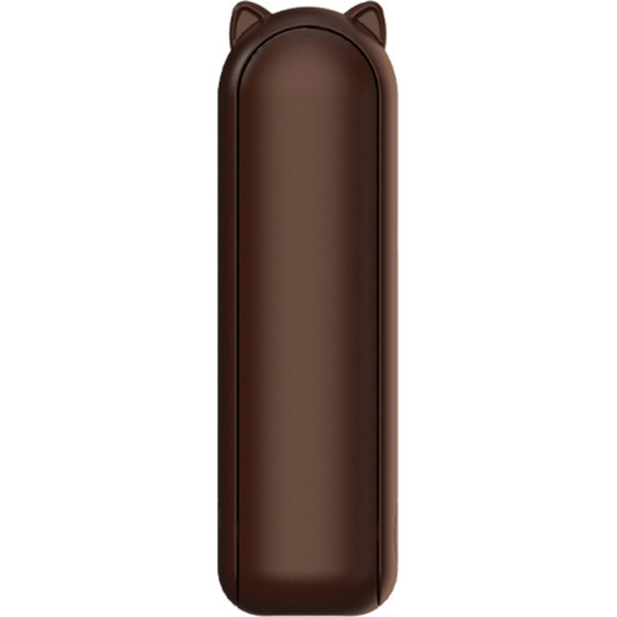 Techsuit - Mini Portable Hand Fan (HZ001) - 2000mAH, USB Rechargeable, 3 Speeds Adjustable - Brown - (HZ001;BROWN)