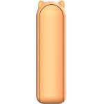 Techsuit - Mini Portable Hand Fan (HZ001) - 2000mAH, USB Rechargeable, 3 Speeds Adjustable - Orange - (HZ001;ORANGE)