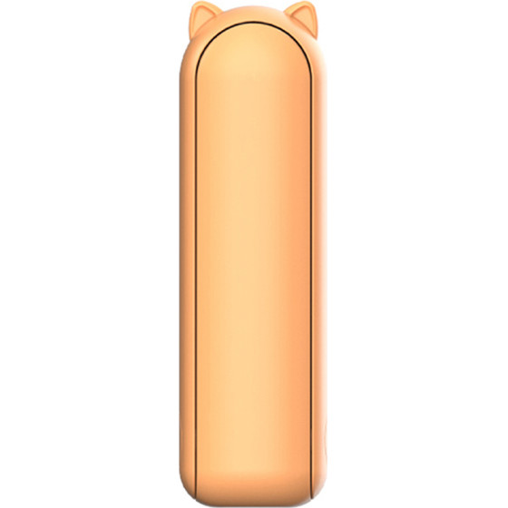 Techsuit - Mini Portable Hand Fan (HZ001) - 2000mAH, USB Rechargeable, 3 Speeds Adjustable - Orange - (HZ001;ORANGE)