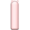 Techsuit - Mini Portable Hand Fan (HZ001) - 2000mAH, USB Rechargeable, 3 Speeds Adjustable - Pink - (HZ001;PINK)