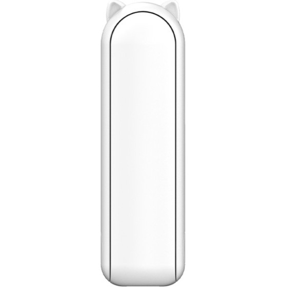 Techsuit - Mini Portable Hand Fan (HZ001) - 2000mAH, USB Rechargeable, 3 Speeds Adjustable - White - (HZ001;WHITE)