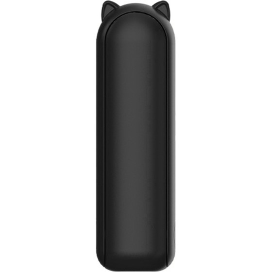 Techsuit - Mini Portable Hand Fan - 2000mAH, USB Rechargeable, 3 Speeds Adjustable - Black - (HZ001)