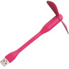 Techsuit - Mini USB Fan (TUF1) - Portable, Flexible, Bendable, 5V - Pink - (TUF1;PINK)