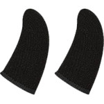 Techsuit - Mobile Gaming Finger Sleeve (FS1-02) - for Peaceful Elite, King of Glory, Call of Duty - Black