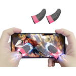 Techsuit - Mobile Gaming Finger Sleeve (FS4-04) - for Peaceful Elite, King of Glory, Anti-Sweat - Pink