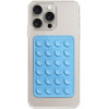 Techsuit - Phone Holder - Suction Pad for Selfies, Silicone, Adhesive Mount, Rectangular Shape - Bleu - (SE-PAD)