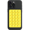 Techsuit - Phone Holder - Suction Pad for Selfies, Silicone, Adhesive Mount, Rectangular Shape - Yellow - (SY-PAD)