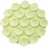 Techsuit - Phone Holder - Suction Pad for Selfies, Silicone, Adhesive Mount, Round Shape - Green - (SG-CUP)