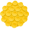 Techsuit - Phone Holder - Suction Pad for Selfies, Silicone, Adhesive Mount, Round Shape - Yellow - (SY-CUP)