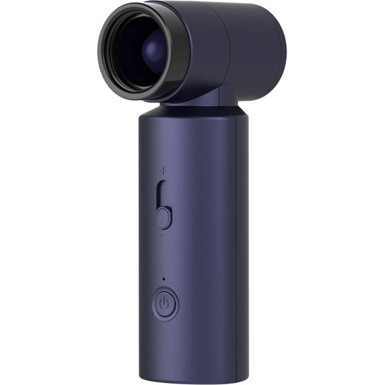 Techsuit - Premium Handheld Fan (FS15) - Multifunctional, Portable, Adjustable, 80000rpm, Rechargeable, 4500mAh - Navy Blue
