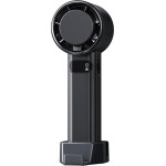Techsuit - Premium Handheld Fan - Portable, Adjustable, Rechargeable, 4800mAh - Black - (F83)