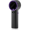Techsuit - Premium Handheld Fan - Portable, Adjustable, Rechargeable, Digital Display, 4000mAh - Black - (K38)