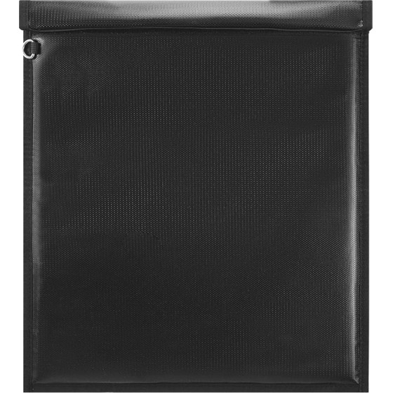 Techsuit - RFID Anti-Theft Bag (AF4) - for Laptops, Fireproof, Waterproof, EMF Blocker, 43x38cm - Black